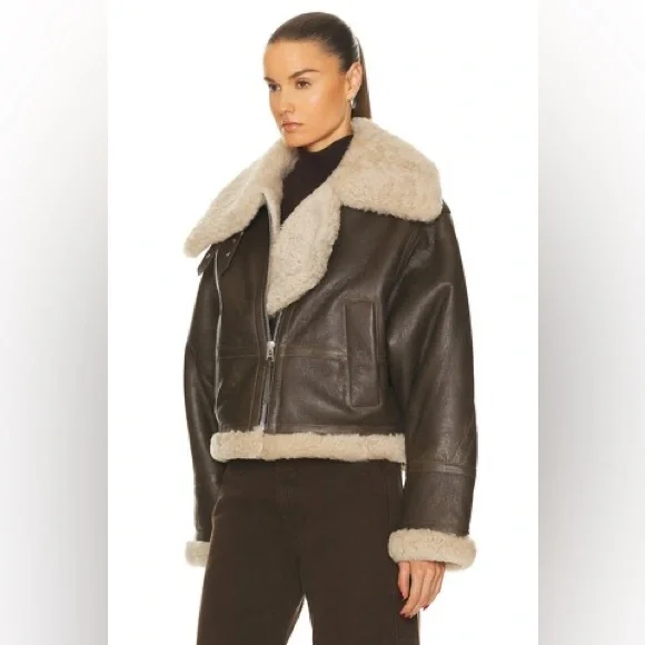 NWT Citizens Of Humanity Liv Shearling JacketLarge
